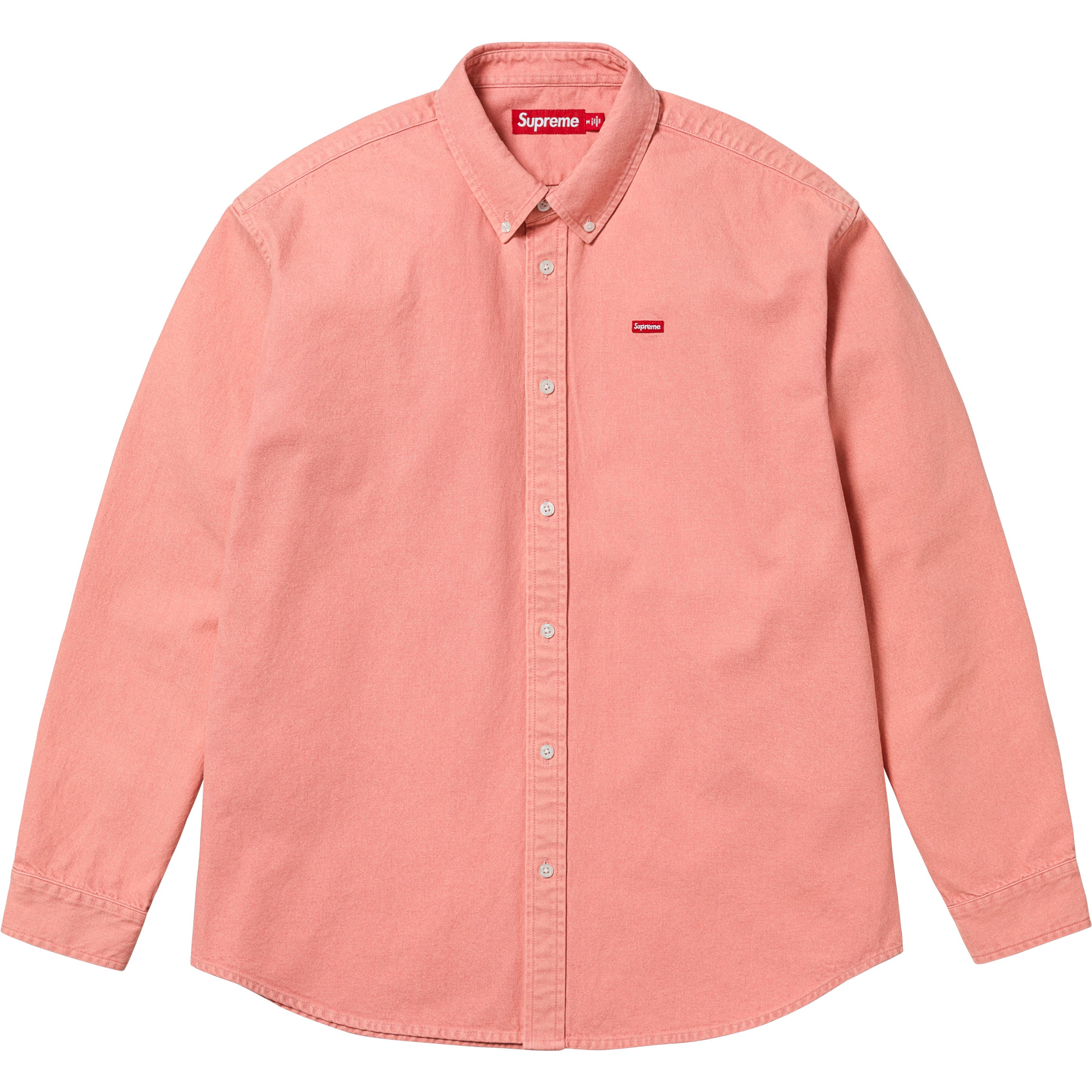 Supreme Small Box Denim Shirt - Pink