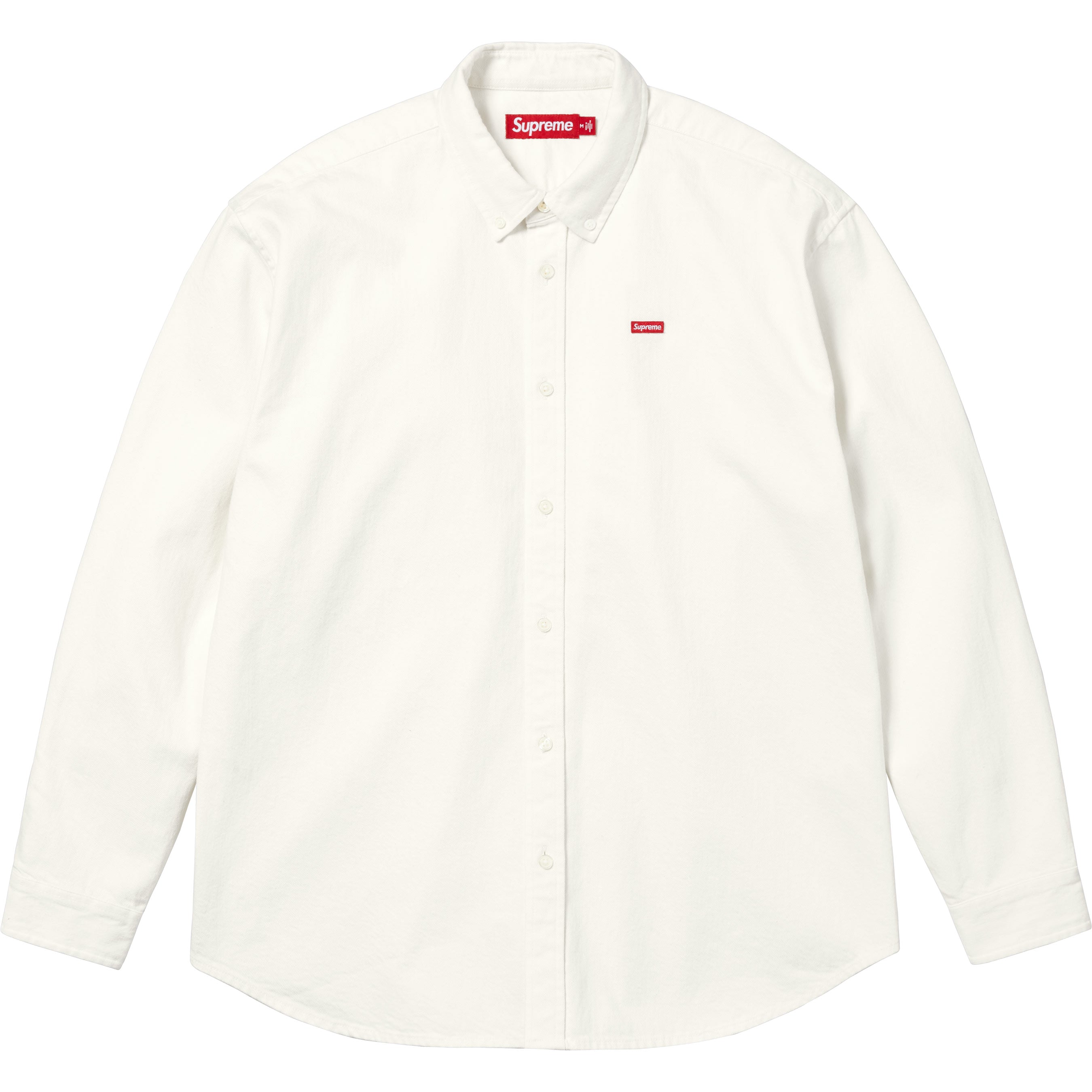 Supreme Small Box Denim Shirt - White