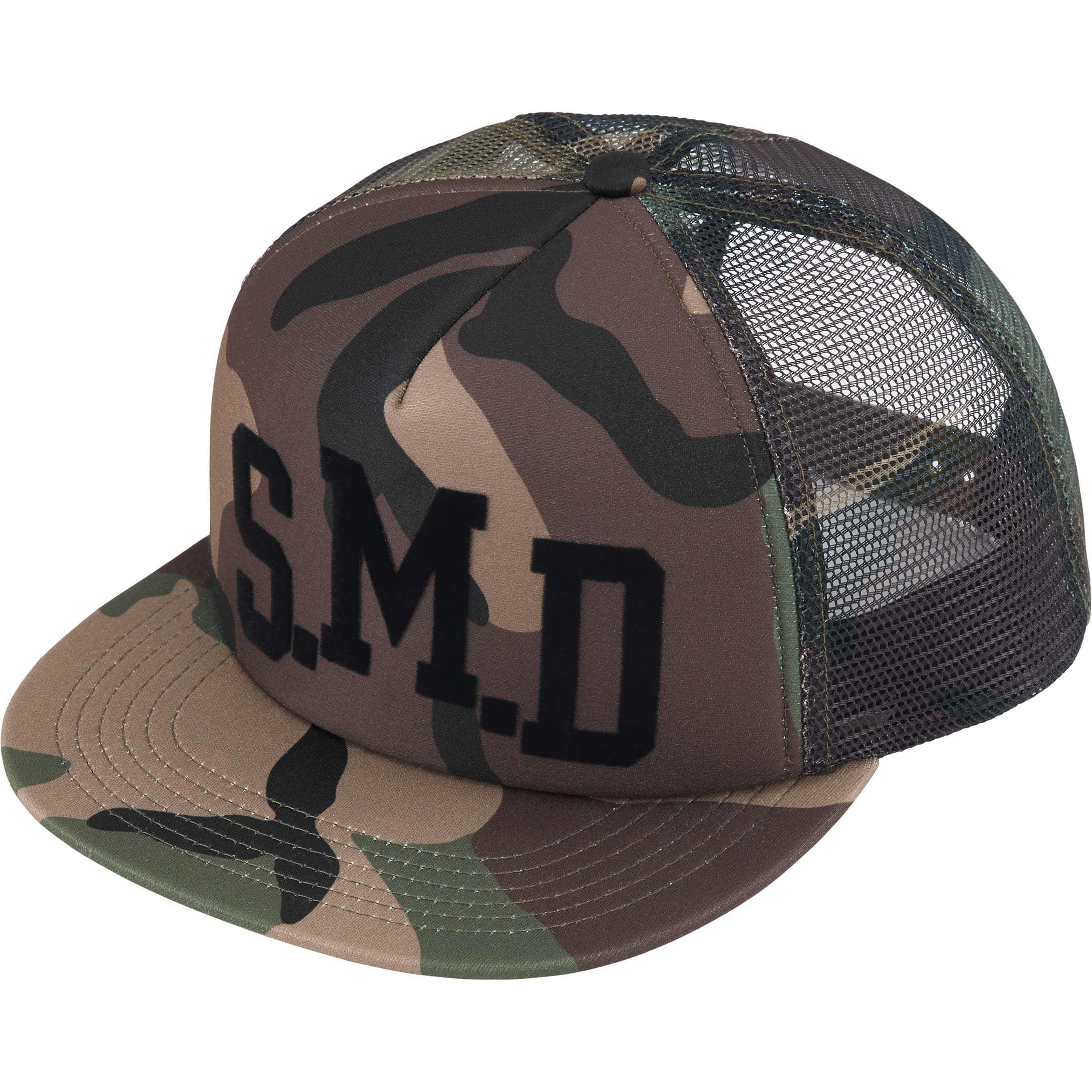 Supreme SMD Mesh Back 5-Panel - Woodland Camo