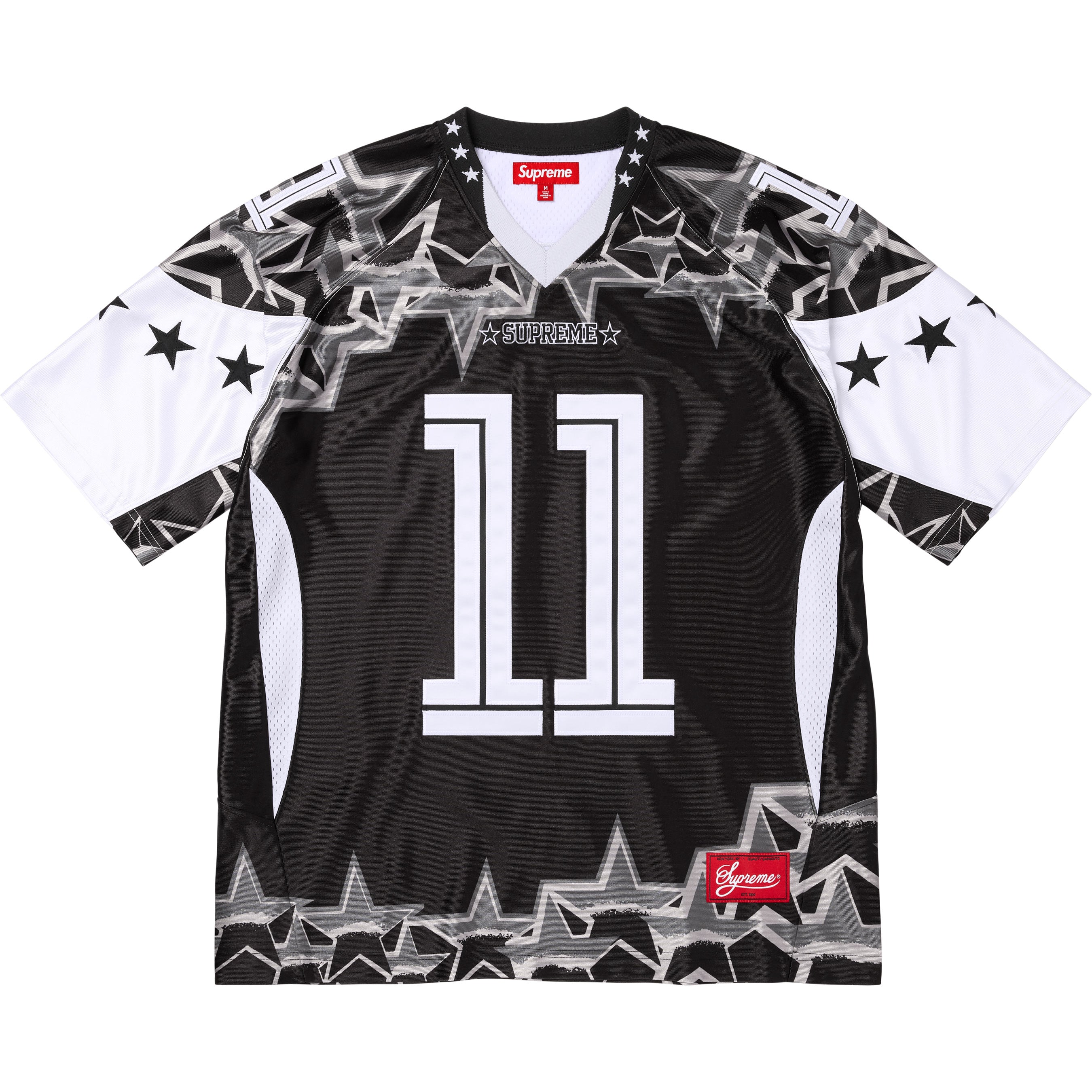 Supreme Stars Football Jersey - Black