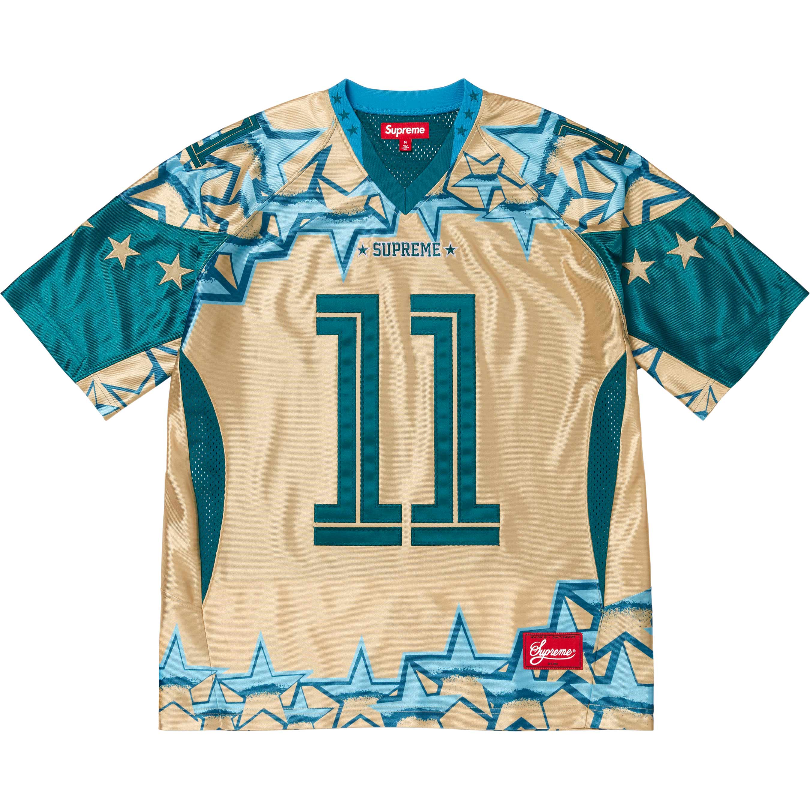 Supreme Stars Football Jersey - Gold