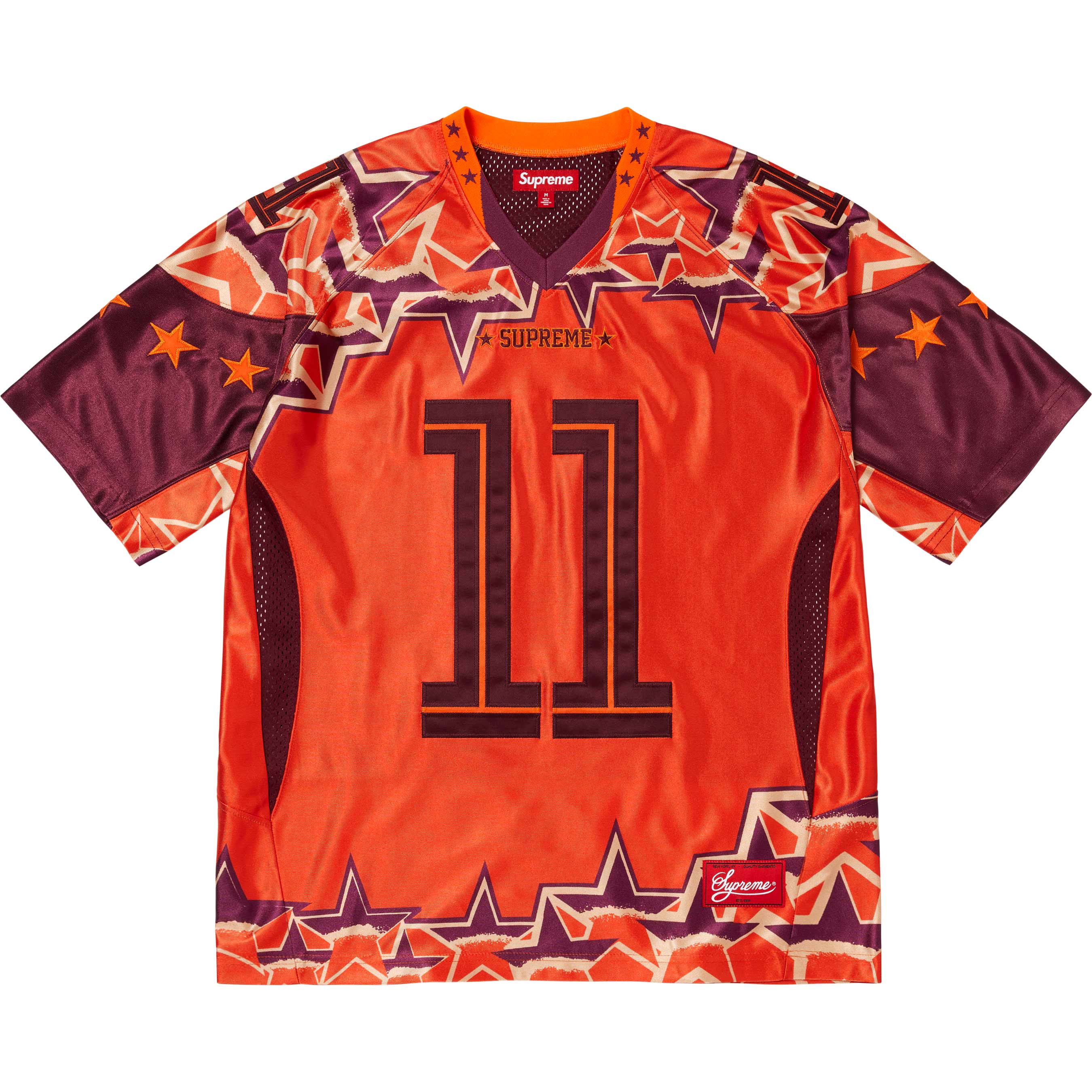 Supreme Stars Football Jersey - Orange