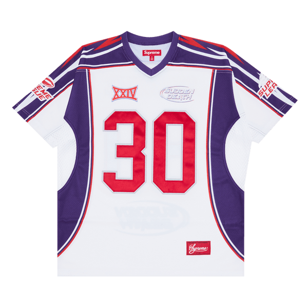 Supreme Sudden Death Football Jersey 'White' – Side Kicks