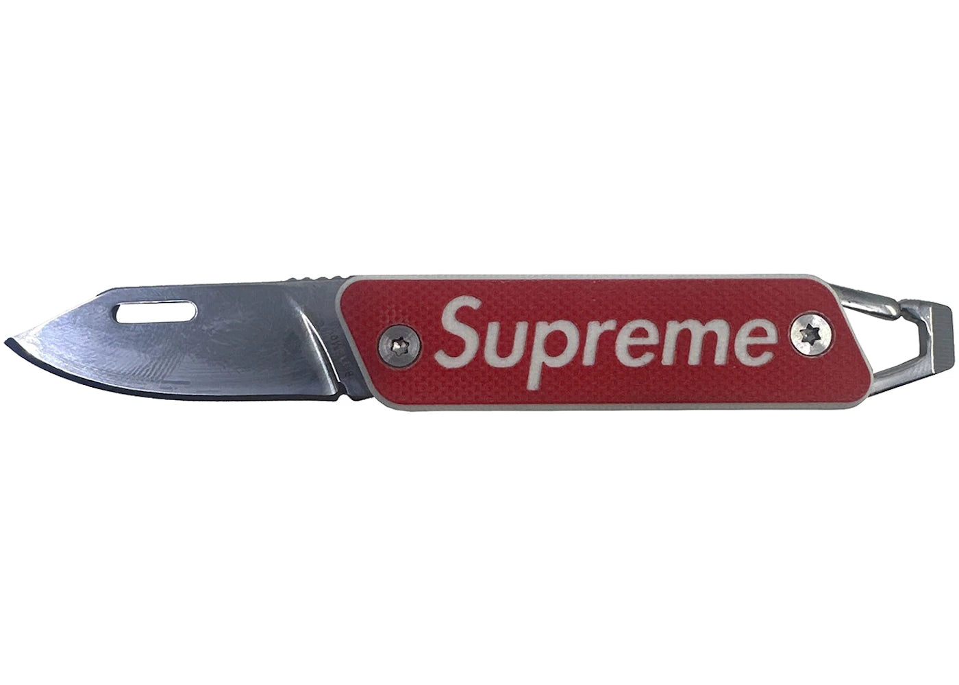 Supreme TRUE Modern Keychain Knife Red