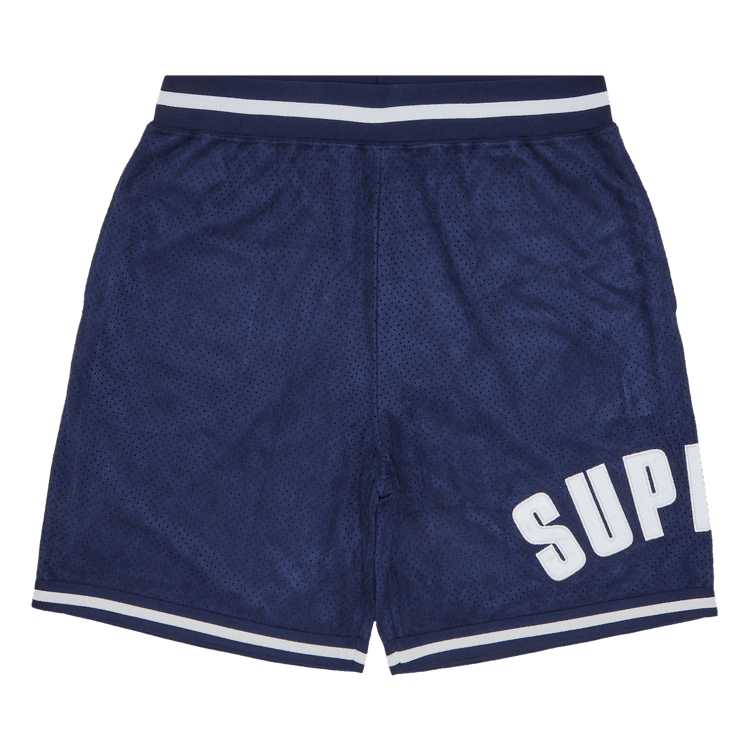 Supreme Ultrasuede Mesh Short 'Navy' - Side Kicks