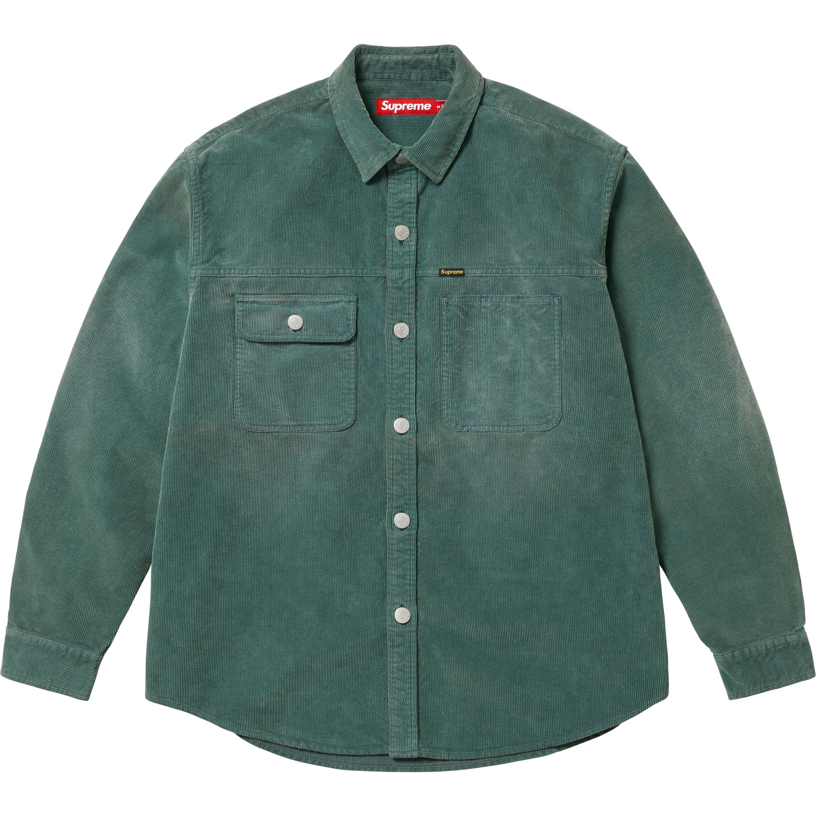 Supreme Washed Corduroy Shirt - Sage