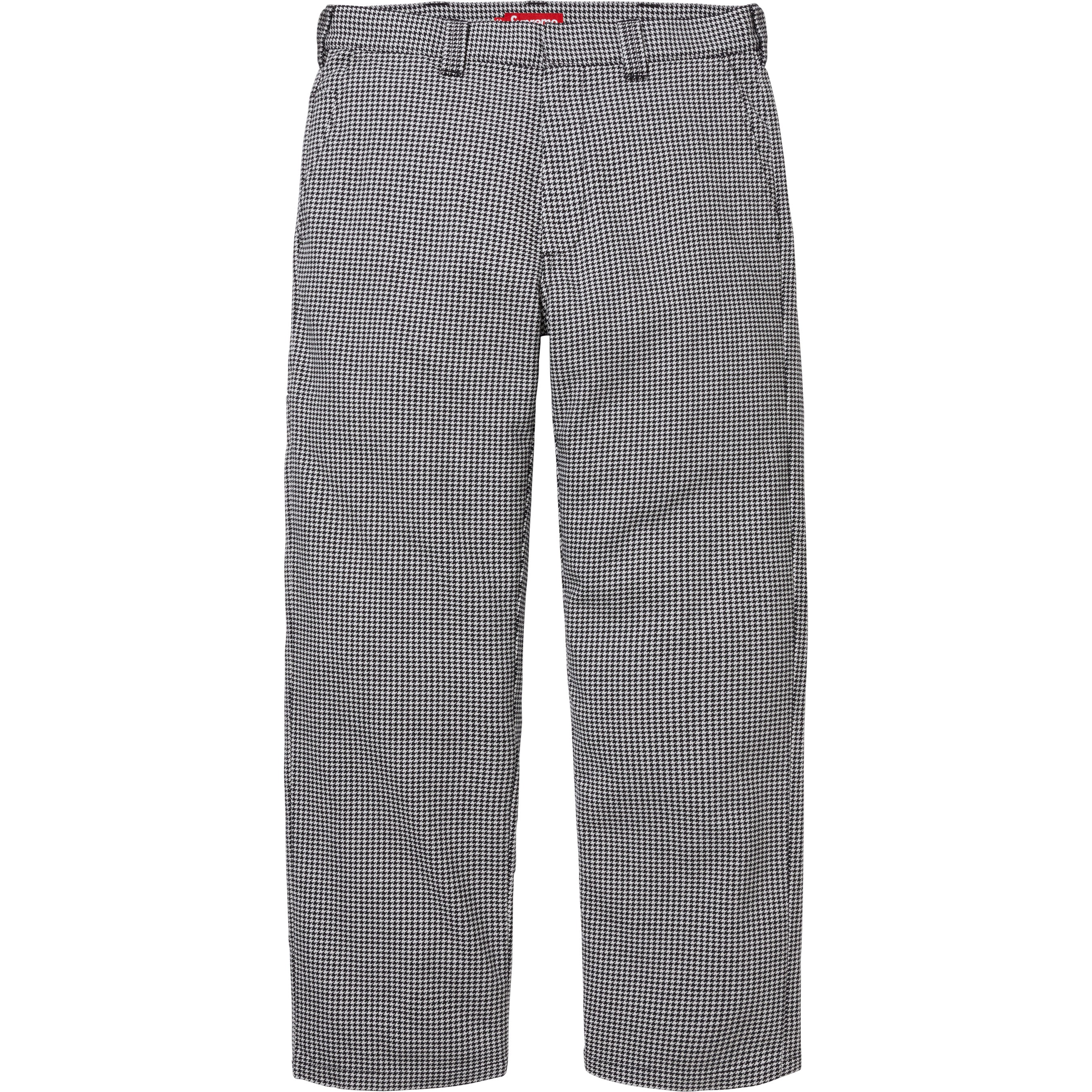 Supreme Work Pant - White Houndstooth