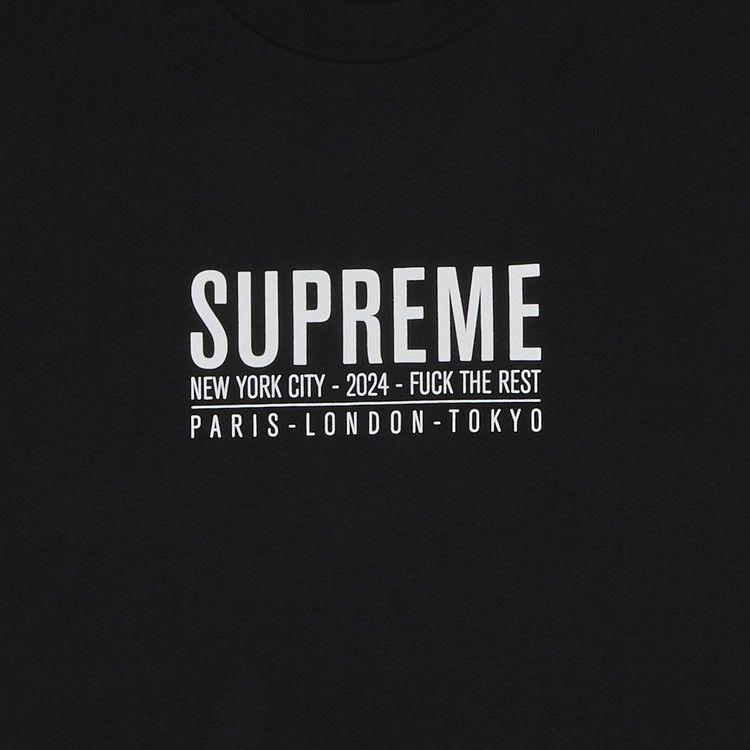 Supreme x Ducati Bike Tee 'Black' - Side Kicks