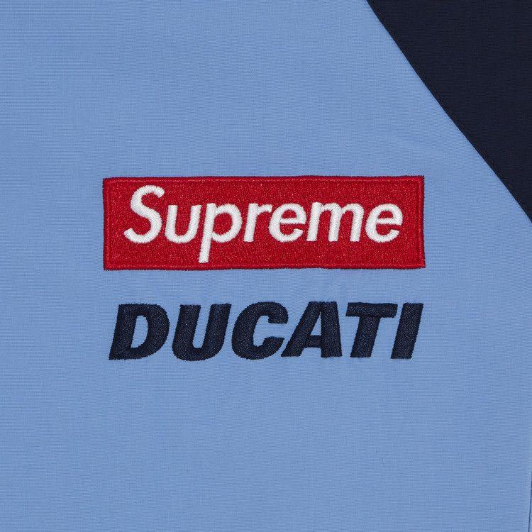 Supreme x Ducati Track Pant 'Light Blue' - Side Kicks