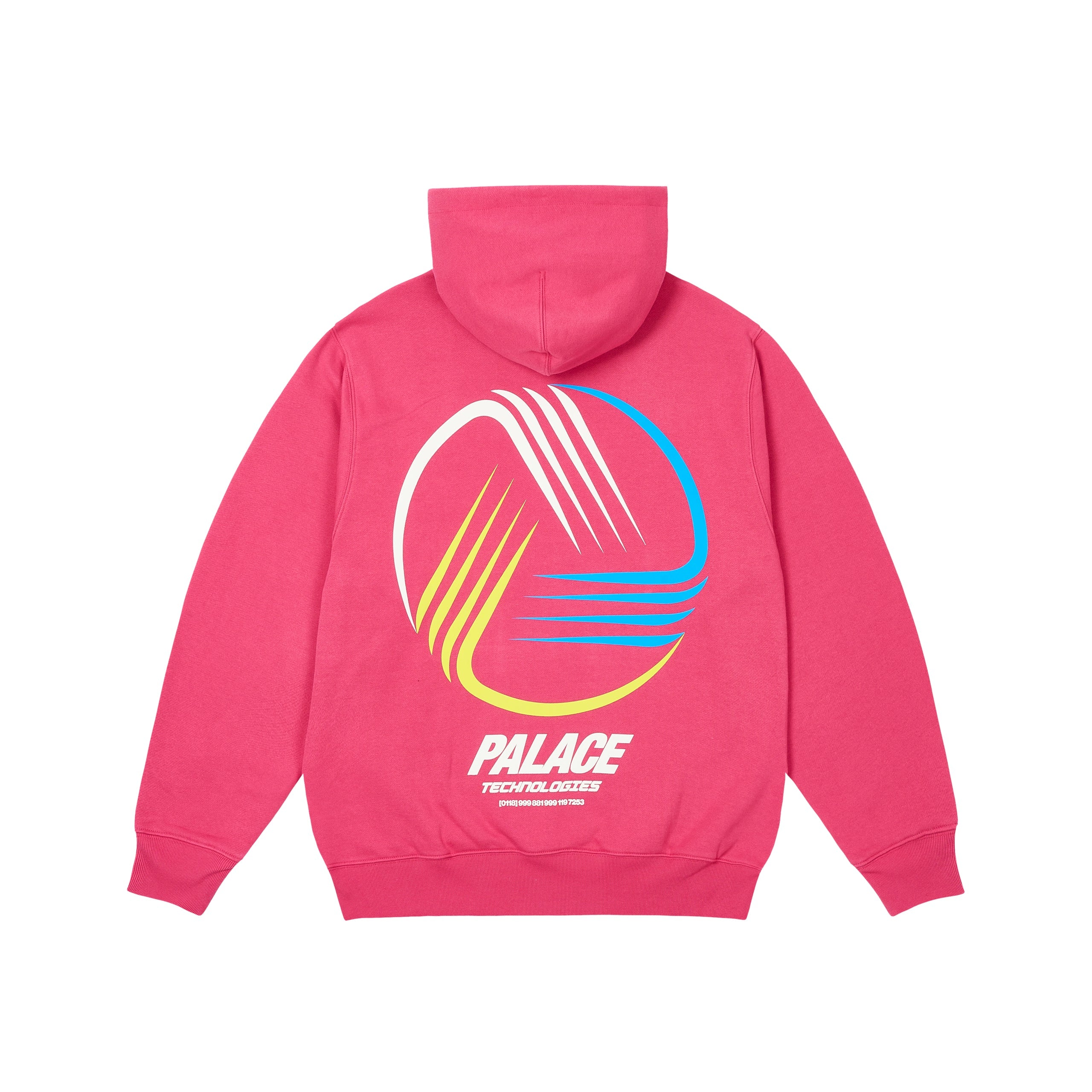 Palace Palace Technologies Hood Berry Red