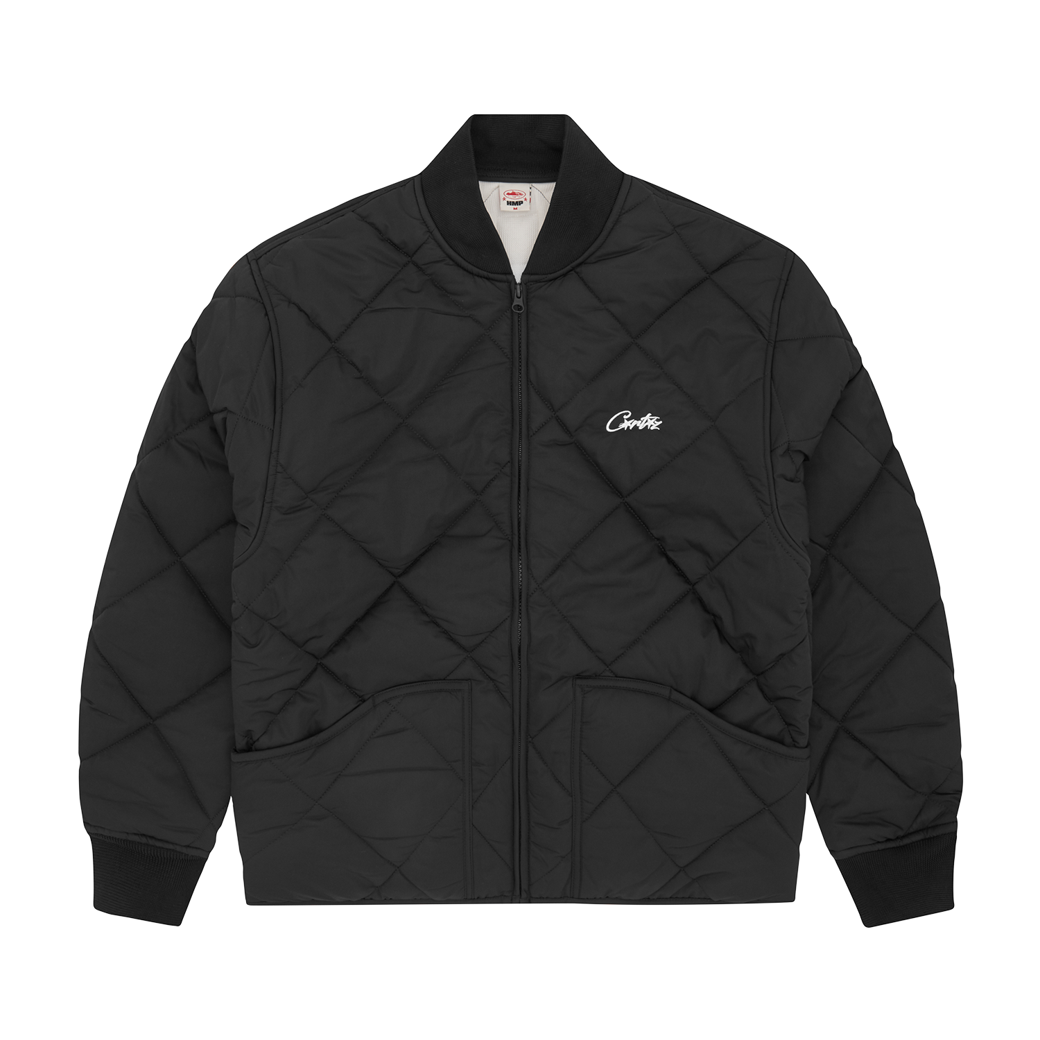 Corteiz x Denim Tears HMP Quilted Liner Jacket Black