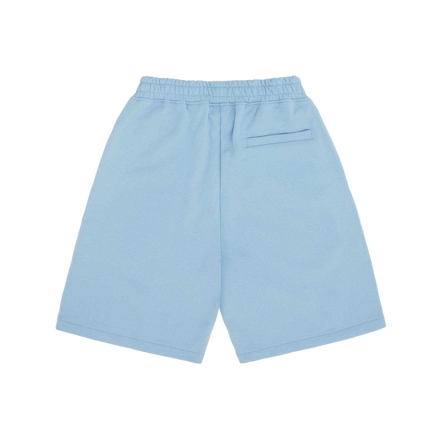 Corteiz Island Puff Print Sweatshort Baby Blue – Side Kicks