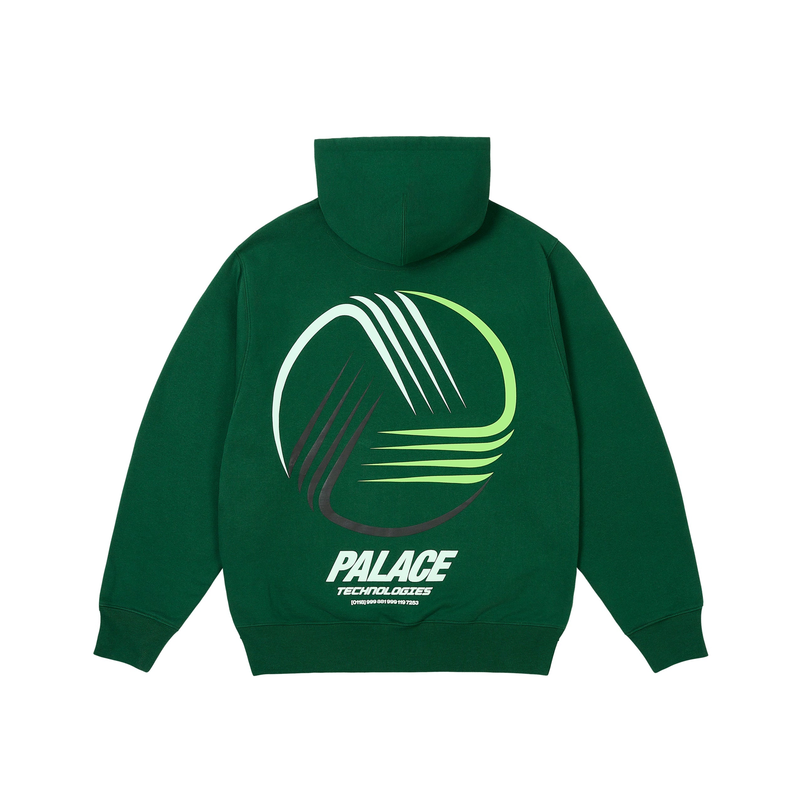 Palace Palace Technologies Hood Racey Green