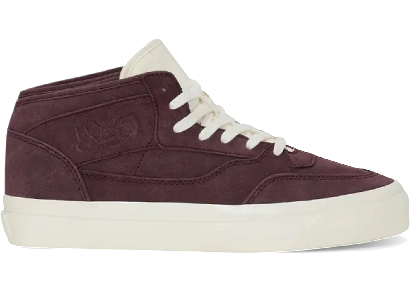 Vans Half Cab JJJJound Burgundy White
