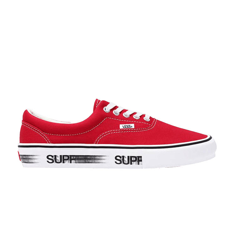 Vans Era Supreme Motion Logo (Red) - Side Kicks