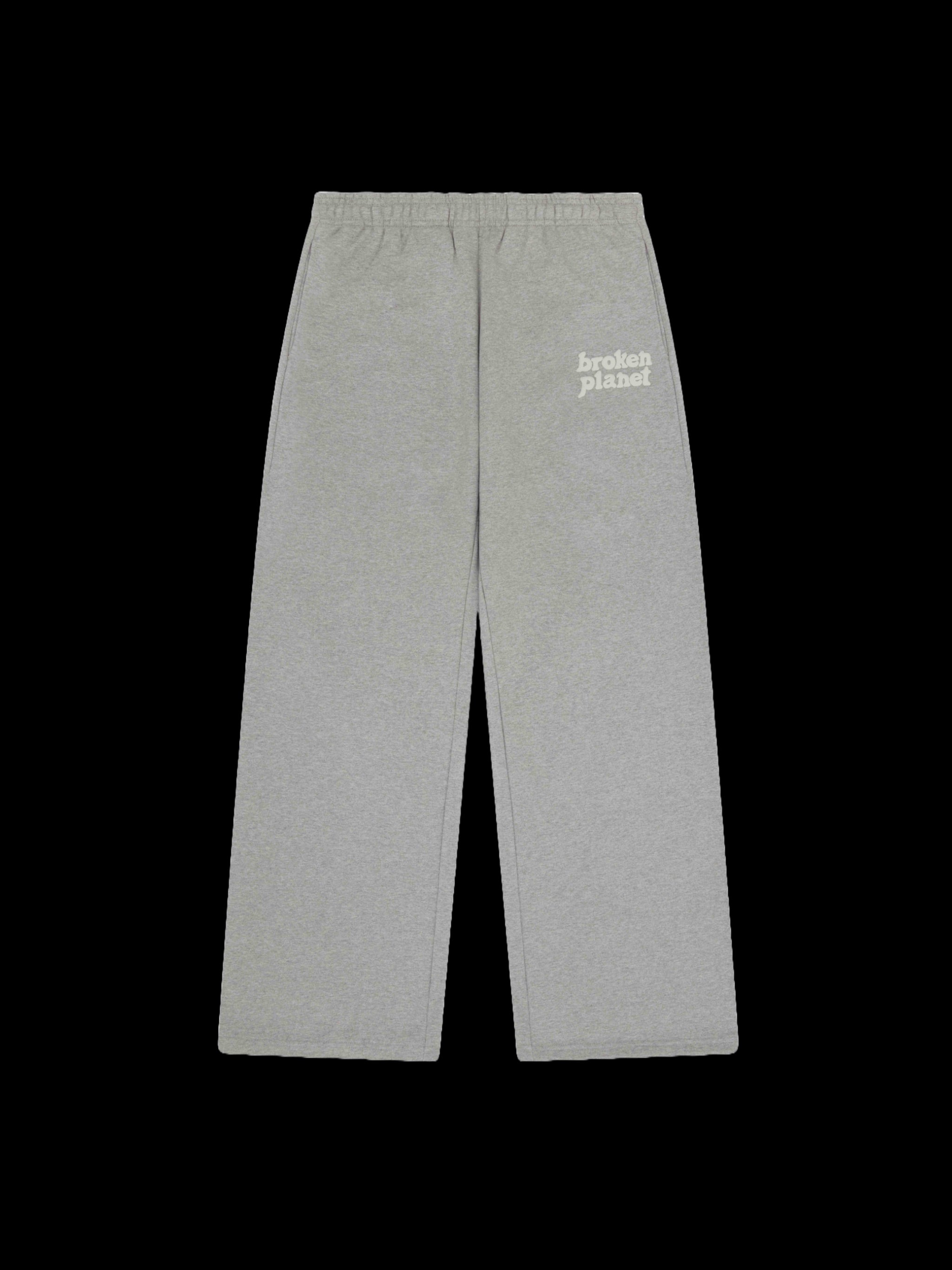 Broken Planet Wide-Leg Sweatpants Heather Gray