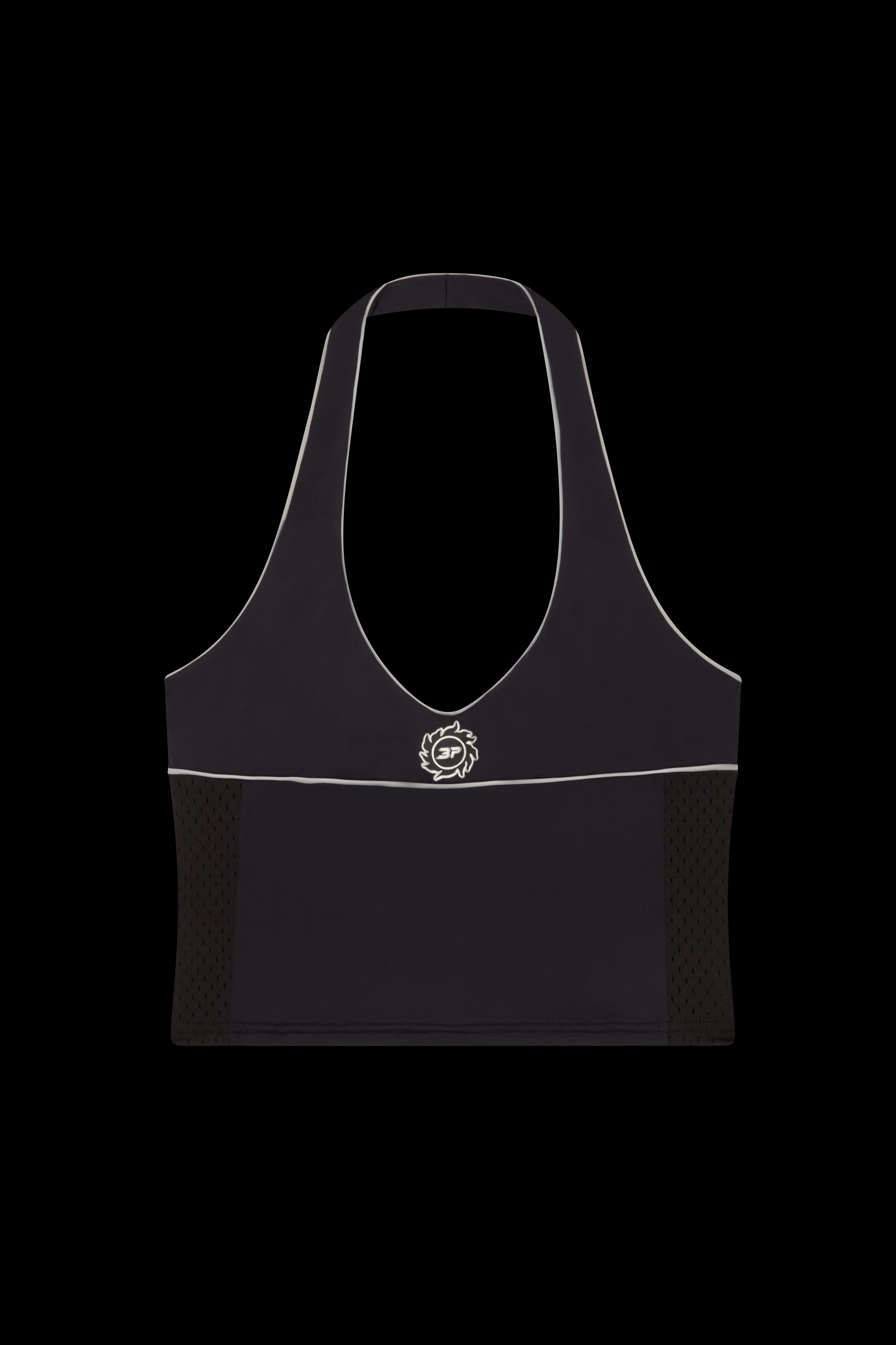 Broken Planet Women's Halter Top Black/Silver