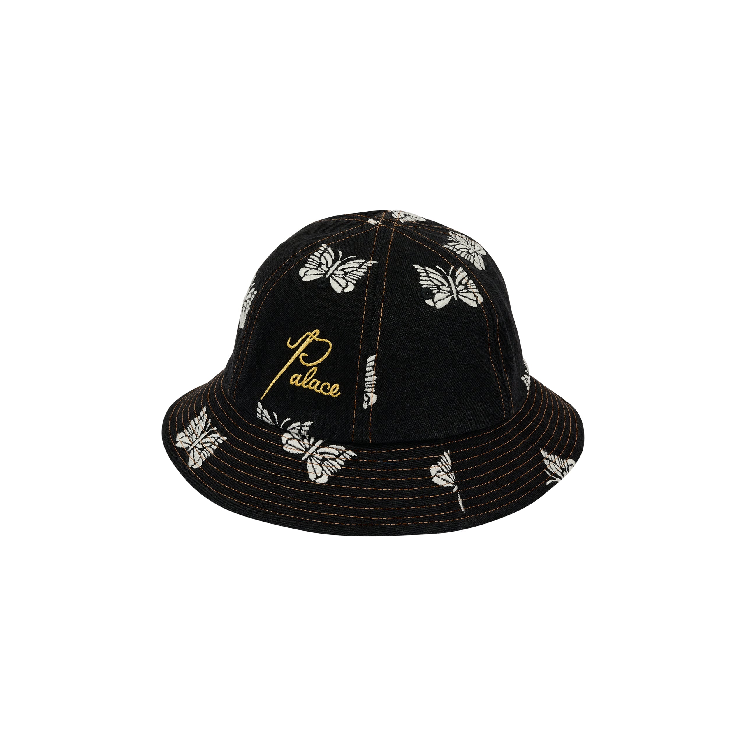 Palace x Needles Denim Bucket Hat Black