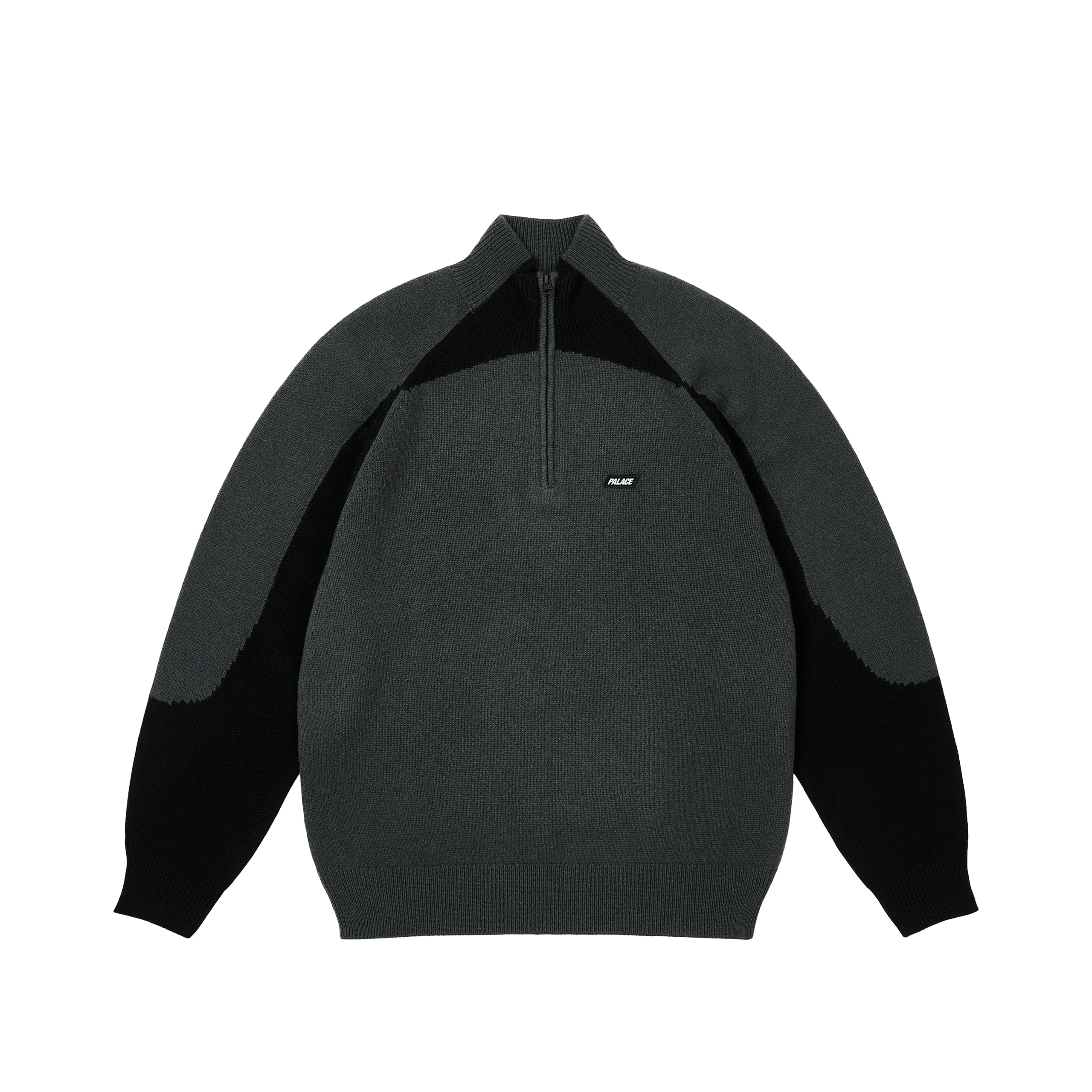 Palace Trial 1/4 Zip Knit Black