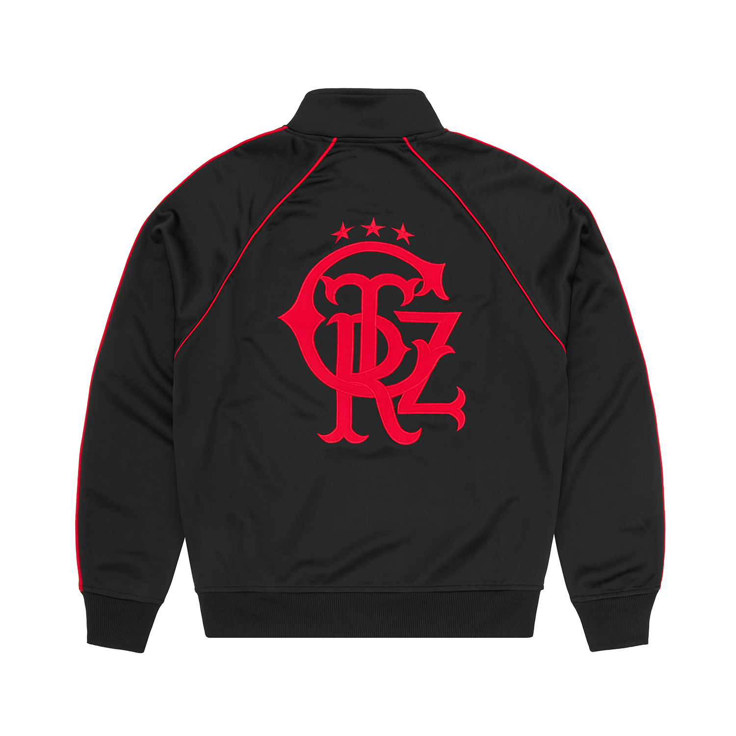 その他 CHRISTIAN DADA  CRACK COATING BOOTCUT Corteiz 3 Star Crest Track Jacket Black – Side Kicks
