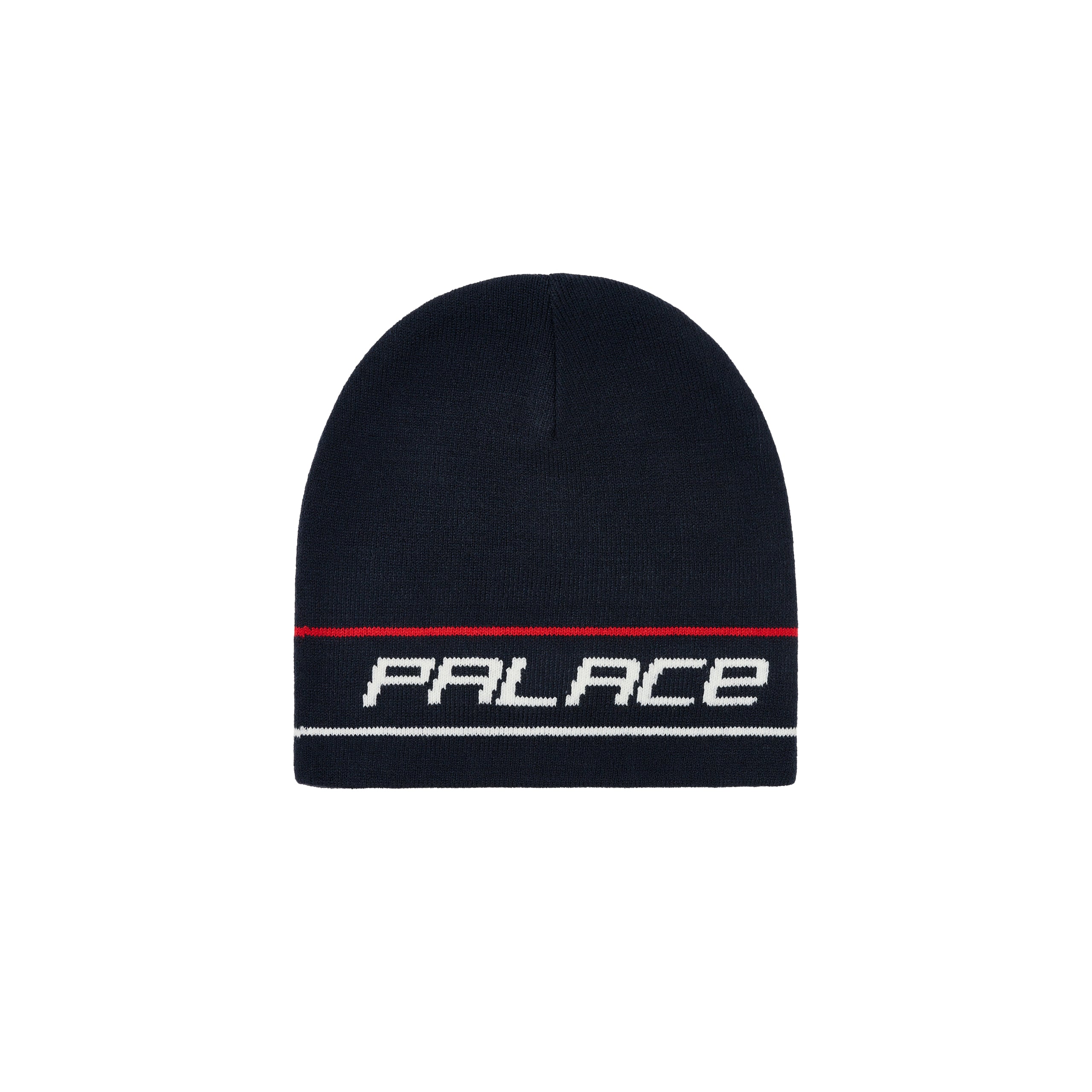 Palace Stripe Nein Cuff Beanie Navy