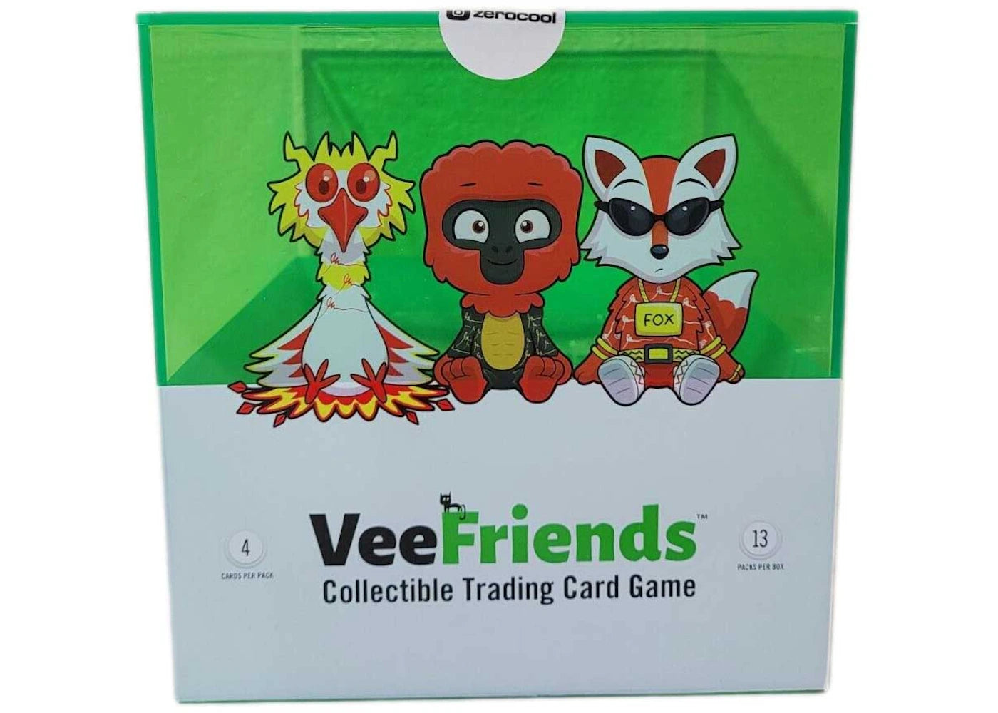 zerocool VeeFriends Series 2 Least Rare Signature Edition Collectible Trading Card Game Box (Green)