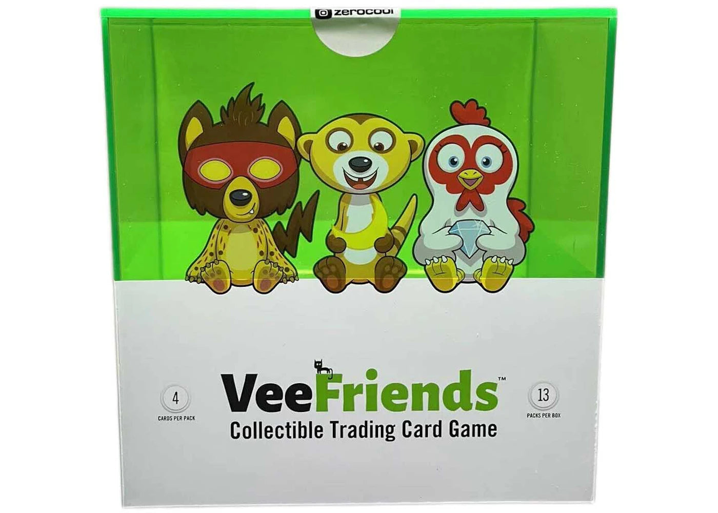 zerocool VeeFriends Series 2 Least Rare Web 3 Edition Collectible Trading Card Game Box (Green)