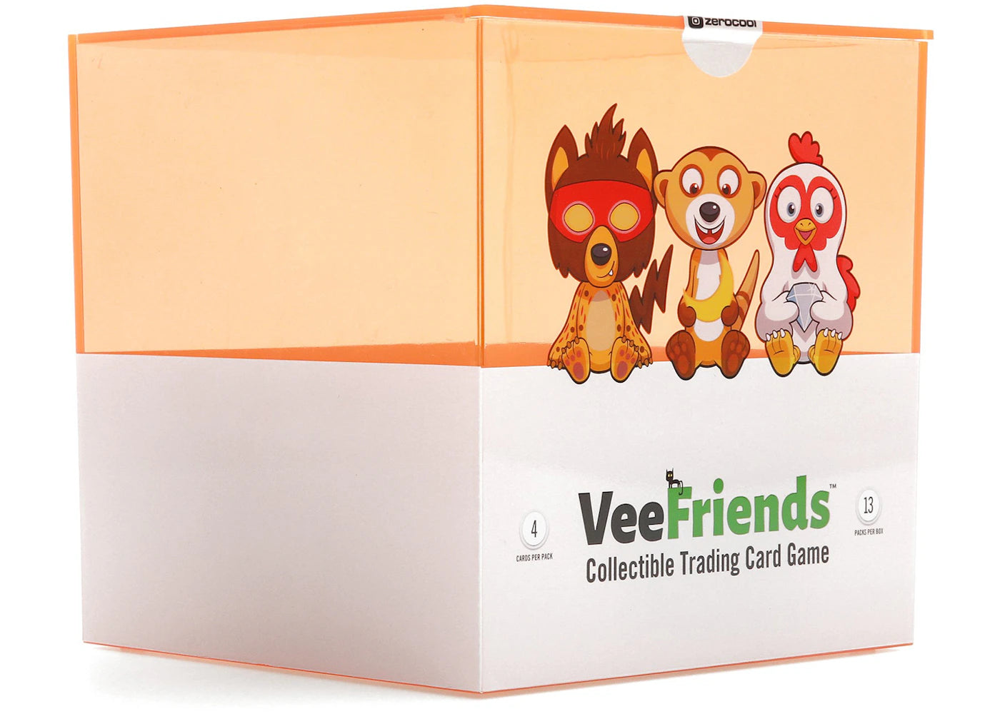 zerocool VeeFriends Series 2 Rare Web 3 Edition Collectible Trading Card Game Box (Orange)