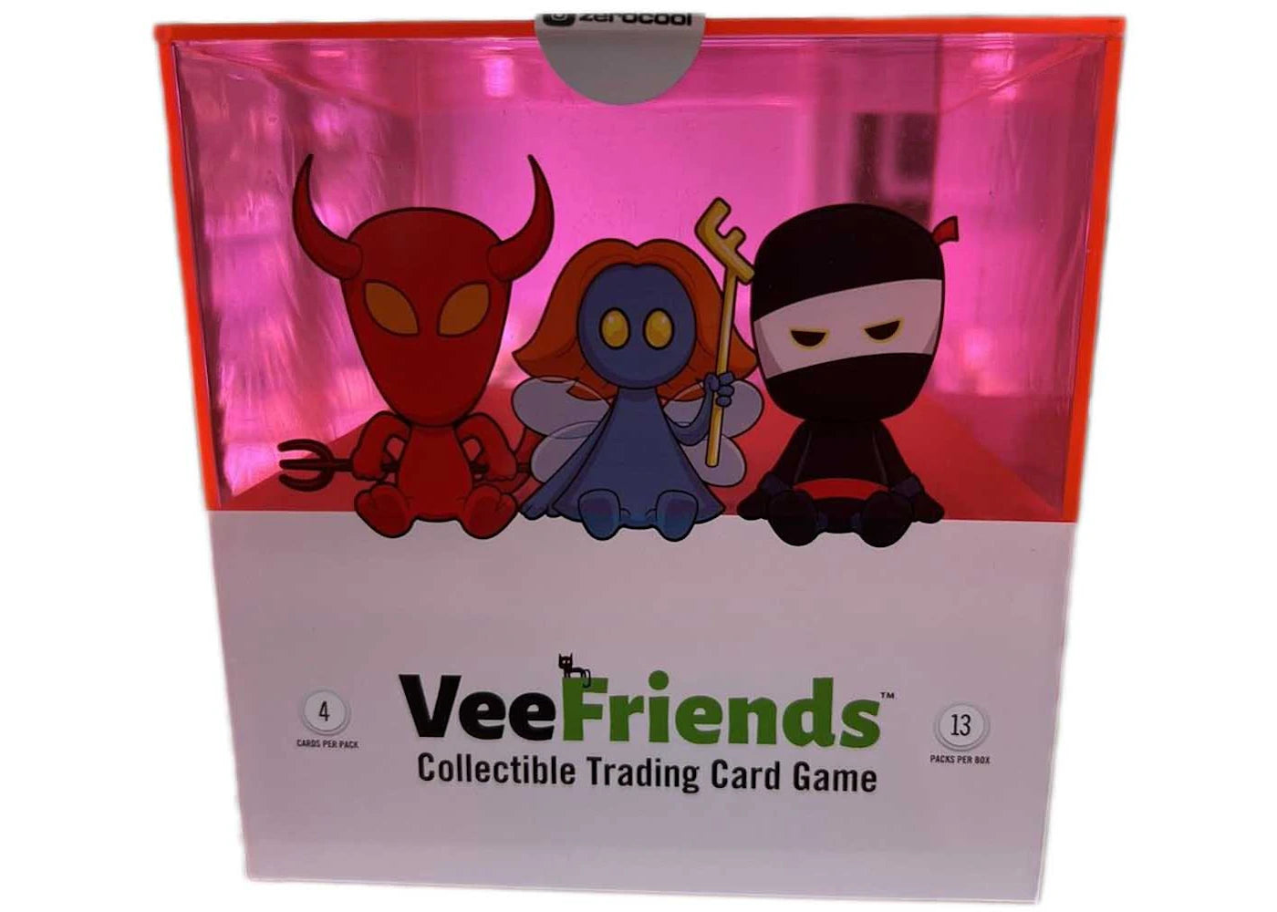zerocool VeeFriends Series 2 Rarest Debut Edition Collectible Trading Card Game Box (Pink)
